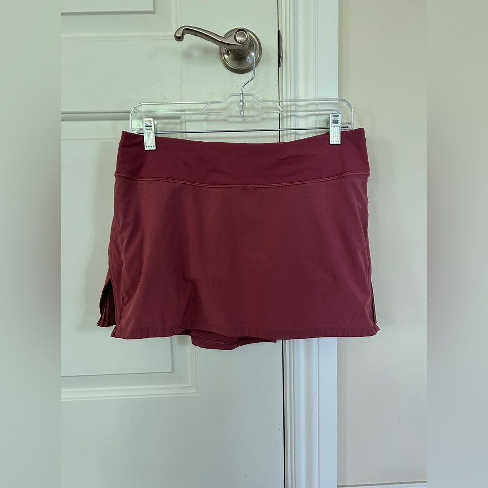 lululemon blush tennis skirt size 8
